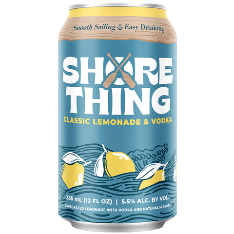 Shore Thing Classic Lemonade 12 oz can