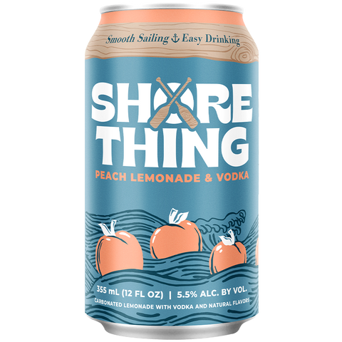 Shore Thing Peach Lemonade 12 oz can